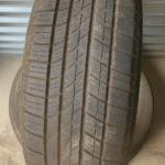 Pair of 2 used 235/60 R18 Bridgestone used tires with high tread, available near Burlington, Hamilton, Toronto, Oakville,
